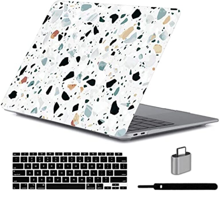 LanBaiLan Capa compatível com MacBook Air de 15 polegadas M2 Chip versão 2023 com tela de retina líquida Touch ID, modelo A2941, capa protetora de plástico rígido para laptop e capa de teclado