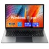 Laptop de 16 polegadas, AMD A9-9400 até 3,2 GHz, 8 GB de RAM e 64 GB SSD, 2,4 G/5G WIFI Win11 laptops com FHD IPS, notebook fino e leve, laptops baratos para trabalho e estudantes, cinza
