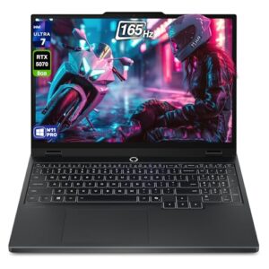 Lenovo Laptop para jogos Legion 5i Gen 10, Intel Ultra 7-255HX, RAM DDR5 de 32 GB, SSD PCIe de 2 TB, tela WQXGA de 15 polegadas (2560 x 1600), Nvidia G-Force RTX 5070, teclado RGB de 24 zonas, W11 Pro