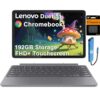 Lenovo Tablet Chromebook Duet 5 2 em 1 com teclado destacável (tela sensível ao toque OLED FHD de 13,3 polegadas, CPU Qualcomm de 8 núcleos, 8 GB de RAM, 256 GB de armazenamento), hub IST, Wi-Fi