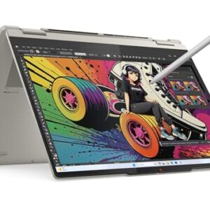 Lenovo Yoga 7 2 em 1 2025 Copilot+ PC com OLED HDR 500 True Black 100% DCI-P3 Touchscreen, processador AMD Ryzen AI 7 350, memória LPDDR5X-7500MT/s de 16 GB, SSD de 1 TB, Wi-Fi 7, caneta Yoga e Win11