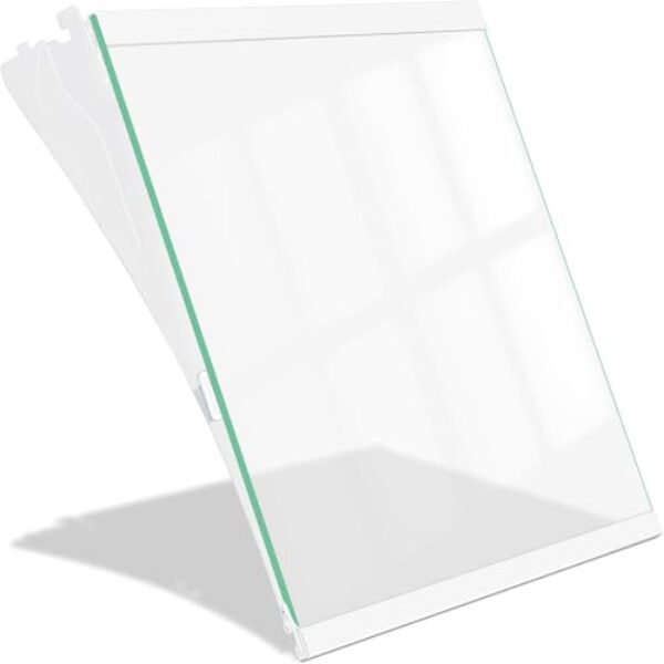 Luckman Conjunto de prateleira de vidro para geladeira DA97-20045A atualizado compatível com a geladeira Sam-Sung, substituição de prateleira de vidro de geladeira para RF28R7201SR RF28R7201SG