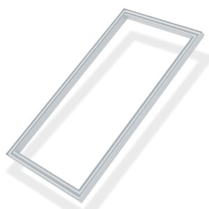 LXun Upgrad 216481001 Junta de porta de freezer compatível com vedação de porta de freezer Frigidaire substitui a peça 3018999 3200692 3201115 216481003 216481011 5300301163 53003011663 4 5300 4400866