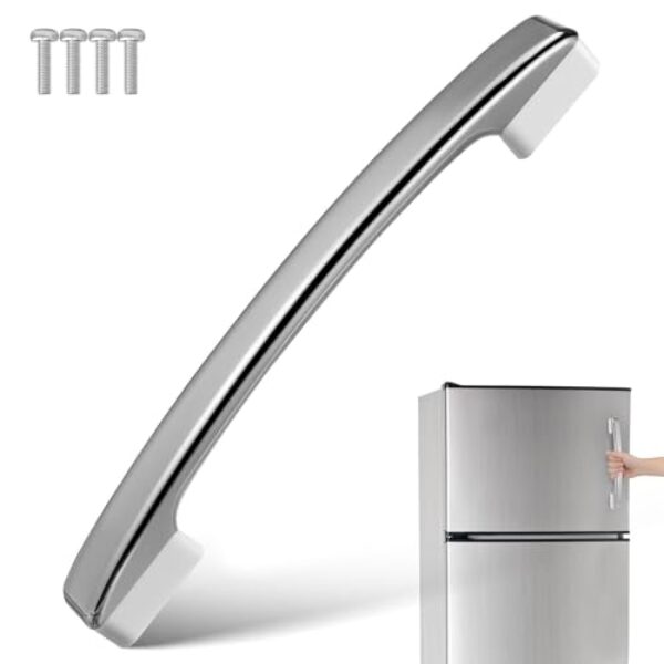 MAGICLULU Puxador universal de geladeira para reparo de maçaneta de porta de freezer de plástico de substituição para substituição de cozinha doméstica