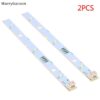 [MAR] 2 Pcs Barra De Luz Do Freezer Faixa LED Para Geladeira RONGSHENG/HISENSE Light E349766 MDDZ-162A 1629348 DC12V 2W