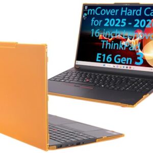 mCover A capa é compatível apenas com notebooks Lenovo ThinkPad E16 Gen 3 Series 2025-2026 de 16 polegadas (não serve para nenhum outro modelo Lenovo) - Laranja