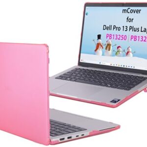 mCover Capa compatível apenas com Dell Pro 13 Plus PB13250 PB13255 de 13,3 polegadas 2025-2026 ou PC Windows 2 em 1 (não serve para nenhum outro modelo Dell) - Rosa