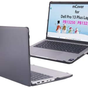 mCover Capa compatível apenas com Dell Pro 13 Plus PB13250 PB13255 de 13,3 polegadas 2025-2026 ou PC Windows 2 em 1 (não serve para nenhum outro modelo Dell) - preta
