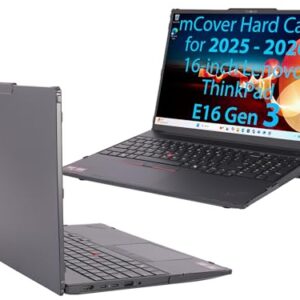 mCover Capa compatível apenas com notebooks Lenovo ThinkPad E16 Gen 3 Series 2025-2026 de 16 polegadas (não serve para nenhum outro modelo Lenovo) - preta