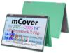 mCover Capa rígida compatível apenas com laptop 2025+ 14 polegadas HP OmniBook X Flip 14-FMxxxx 14-FKxxxx 2 em 1 (com dobradiça de 360°) Windows (não serve para nenhum outro modelo HP)- verde
