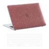 Miloocul Compatível com MacBook Pro 16 A2780/A2991/A3403/A3186/A3402 2021-25 Capa rígida de couro brilhante com capa de teclado (rosa, MacBook Pro 16 A2780/A2991/A3403/A3186/A3402)