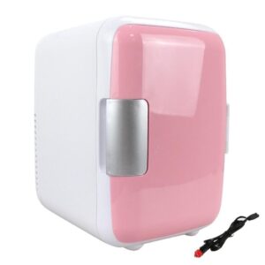 MINI GELADEIRA 4L ROSA 2 EM 1 PORTÁTIL REFRIGERADOR E AQUECEDOR