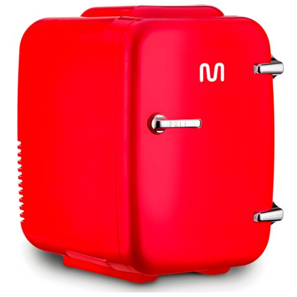 Mini Geladeira Frigobar Portátil Multifuncional 4 Litros Refrigerador Trivolt Multi Cor Vermelho