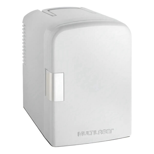 Mini Geladeira Multilaser Retro Trivolt 6L Branca com Cabo TV012