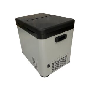 Mini Geladeira Portátil 45 Litros Dupla 12V/24V 110v/220v Caminhão Ônibus Van Pesca Camping Barco