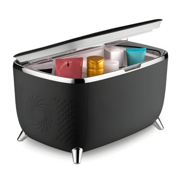 Mini Geladeira Preta Skincare Fridge 6l Portátil Multifuncional Bivolt Multi Care