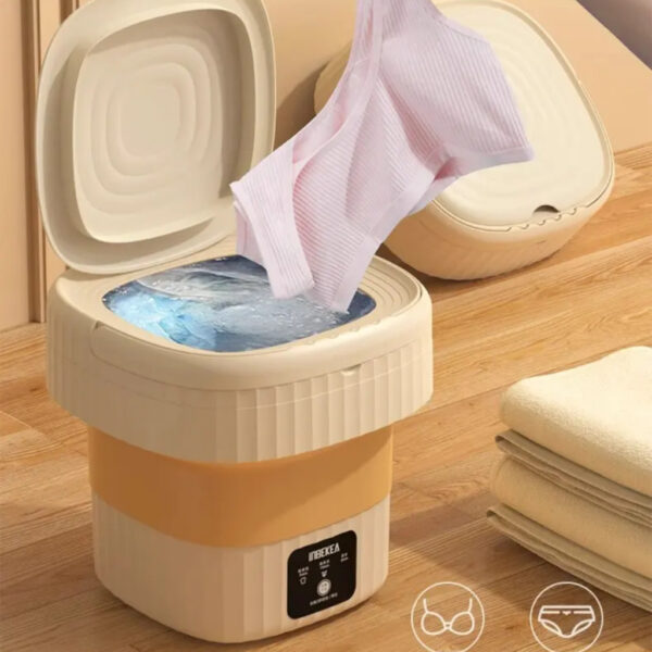 Mini Máquina de Lavar Roupas 11L Peças Íntimas 220V , Centrifuga Dobrável Portátil Moderna Para Roupas Pequena