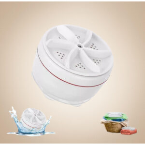 Mini máquina de lavar roupas toalhas no balde portátil branca - FSH 123