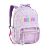 Mochila Escolar Organizadora Rainbow Arco-íris 18 Divisórias Feminina Foda Tendência Meninas Linda