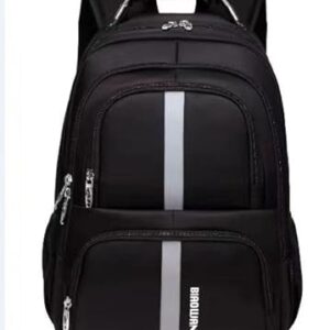 Mochila Masculina Impermeável para Notebook 15,6” com Cabo de Aço Reforçado, Costas Respiráveis e Várias Divisórias – Ideal para Viagem, Trabalho e Faculdade