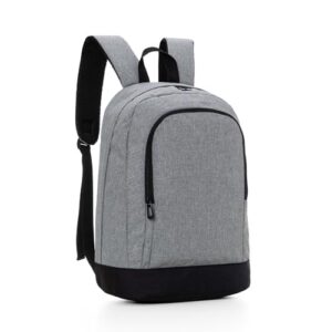 Mochila para Notebook 15.6" Executiva Poliéster 300D - Leve 18L - Alças Acolchoadas - Compartimento Acolchoado Proteção Reforçada - Ideal para Trabalho e Escola (Cinza)