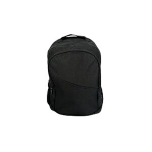 Mochila Reforçada para Notebook, 15 Polegadas, Preta, Poliéster, 18 Litros, 44x29x15cm, Compartimentos Múltiplos, para Escola, Faculdade, Trabalho, Viagens