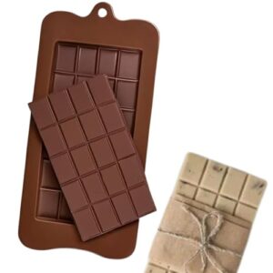 Molde de Silicone para Chocolate em Barra Forma Sobremesas Doces