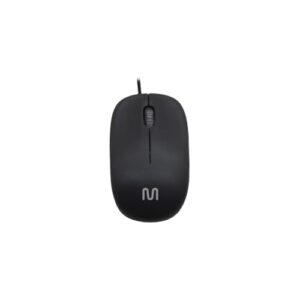 Mouse Para Computador Com Fio USB, Sensor Óptico 1600 DPI, Conexão 2.4GHz e Bluetooth, Preto, 11x6.5x3cm, MS300