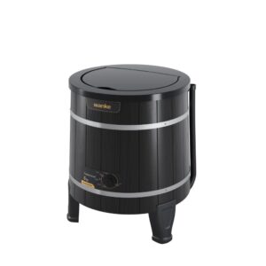 Máquina de Lavar Roupa Lavadora Tanquinho Preto 5kg Lavanderia Compacta Escuro Wanke 220v