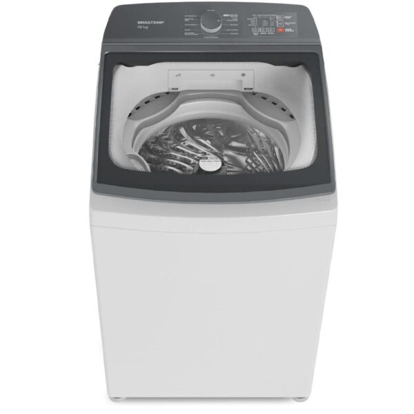 Máquina de Lavar Roupas Automática Brastemp 18Kg, BWF18AB, Branca - 220 Volts