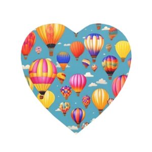 Ímãs de geladeira com impressão de balões coloridos de ar quente para casa, cozinha, escritório, acessórios para presente diário de inauguração de casa