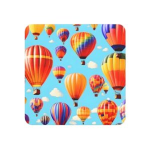 Ímãs de geladeira com impressão de balões de ar quente para casa, cozinha, escritório, acessórios para presente diário de inauguração de casa