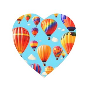 Ímãs de geladeira com impressão de balões de ar quente para casa, cozinha, escritório, acessórios para presente diário de inauguração de casa