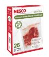 Nesco Sacos de bloco de líquido selante a vácuo, tamanho de um litro, 25 unidades