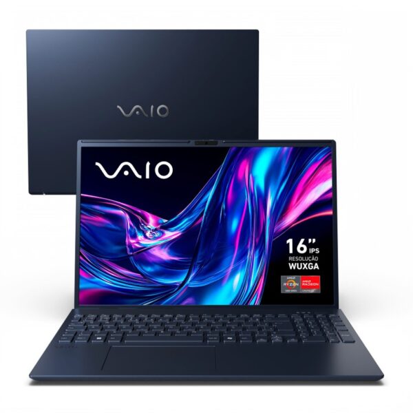 Notebook VAIO FE 16 AMD® Ryzen 5-5625U Windows 11 Home 12GB 512GB SSD 16" IPS - Cinza Grafite