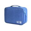 Organizador de Eletrônicos para Viagem com Bolsa Armazenamento Acessórios Cabo Espaço Separado Carregador Fio HD Fone Ou