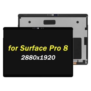 Para Microsoft Surface Pro 8 1983 1982 (2021) Substituição de tela para Surface Pro 8 digitalizador 2880x1920 33.0 cm LED LCD Touch Screen Display Digitalizador Montagem (apenas para Surface Pro 8)