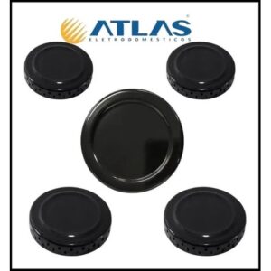 Peças Fogão Atlas Kit Espalhador para Fogão Atlas Monaco Glass 5 Bocas