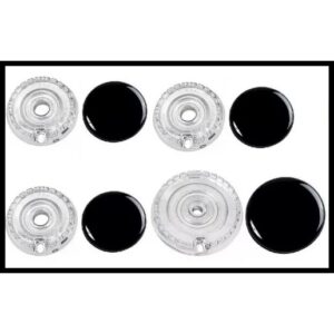 Peças Fogão Brastemp Clean Fogão 4 Bocas - Kit Queimador e Espalhador (TRÊS PINOS)