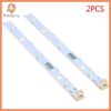 Pinkcat 2 Pcs Barra De Luz Do Freezer Faixa LED Para Geladeira RONGSHENG/HISENSE Light E349766 MDDZ-162A 1629348 DC12V 2