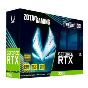 Placa de Vídeo Zotac Gaming Geforce Rtx 3060 12gb Twin Edge