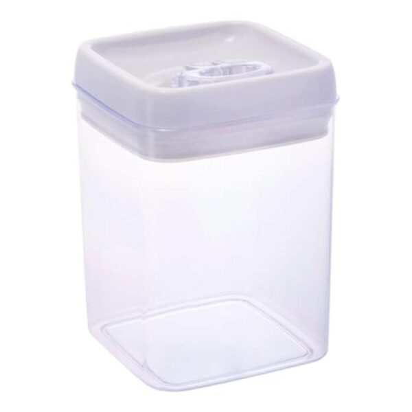 Pote Hermético Quadrado 1800ml com Tampa com Trava/Alça