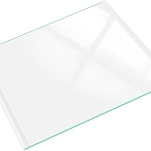 Prateleira de vidro para geladeira DA97-16362A atualizada compatível com substituição de prateleira de geladeira Samsung DA97-16362T Compatível com modelos RS22T5561SG RS23A500ASR RS22T5201SR