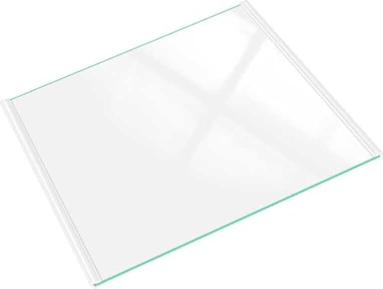 Prateleira de vidro para geladeira DA97-16362A atualizada compatível com substituição de prateleira de geladeira Samsung DA97-16362T Compatível com modelos RS22T5561SG RS23A500ASR RS22T5201SR