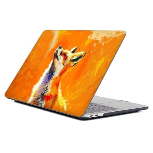 Punmada Capa preta para MacBook Pro de 13 polegadas, versão 2017/2019/2020/2021, modelo A1706/A1708/A1989/A2159/A2289/A2251/A2338, capa de laptop com padrão premium, capa rígida vermelha orgulhosa