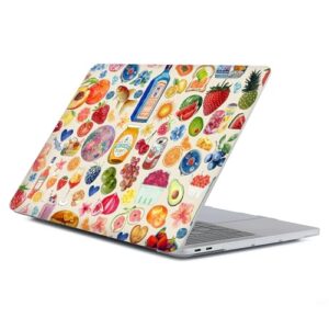 Punmada Capa transparente para MacBook Pro de 14 polegadas, versão 2021/2023, modelo A2442/A2779, capa rígida para laptop, estampa premium, europeia, italiana, verão, praia, colagem