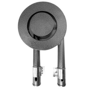 Queimador Duplo 14cm Ferro Fundido Fogão Industrial Baixa Pressão MR Fogões Itajobi Cristal