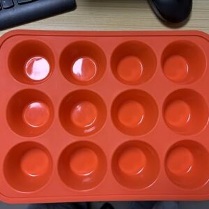 RCMo Forma de muffin de silicone laranja