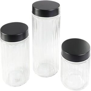 Recipientes de armazenamento de alimentos hermeticos, design de vidro, conjunto de pecas,delicado