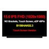 Rinbers Substituição Laptop 39.6 cm 40 pinos 60Hz FHD 1920x1080 IPS Slim LED Display LCD Touch Screen Panel digitalizador B156HAK02.1 B156HAK02.3 NV156FHM-T06 NT156FHM-T0E (tela sensível ao toque FHD